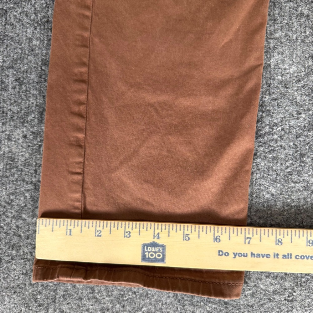 Mavi Zach Straight Leg Pants Mens 32x32 Rust Cotton Stretch Casual Chino Denim - Picture 8 of 9